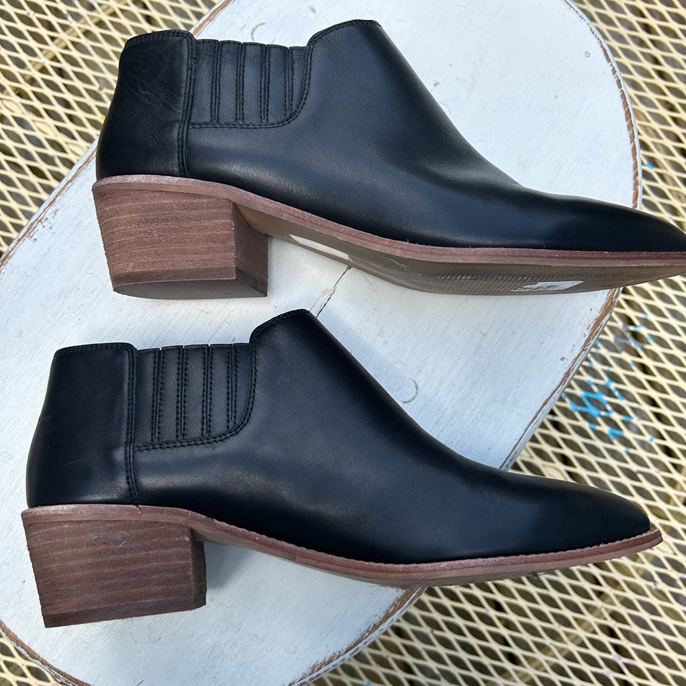 Madewell Low Sonia Boots Black 8.5